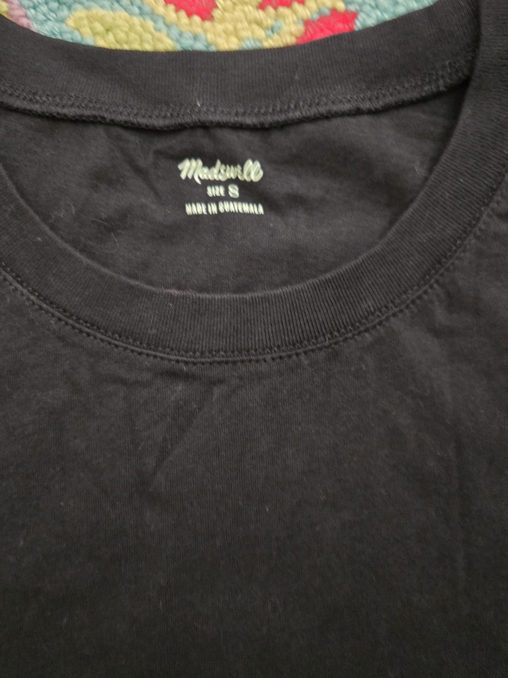 Madewell Basic Black Crewneck Tee Size S